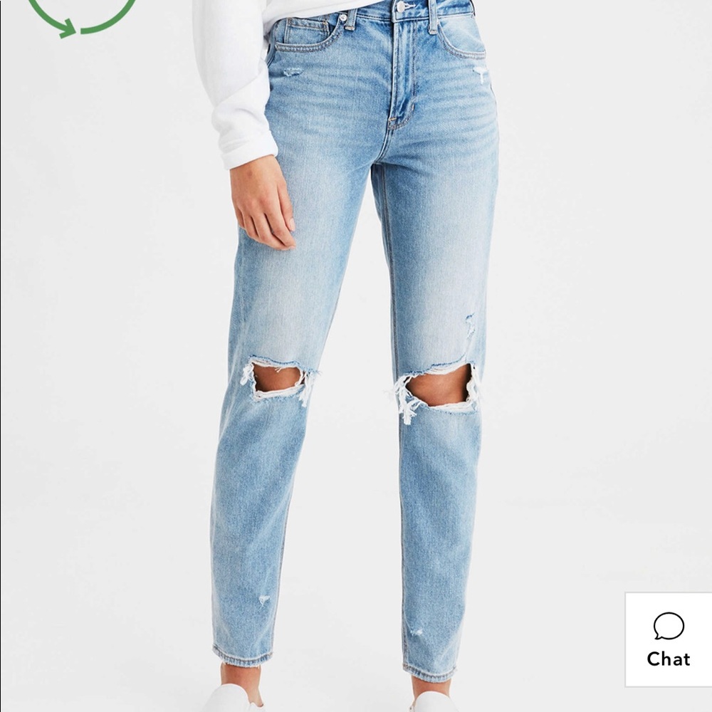 Mom jeans from American Eagle!